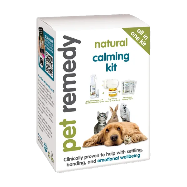 Pet Remedy All-In-One Calming Kit box, front view