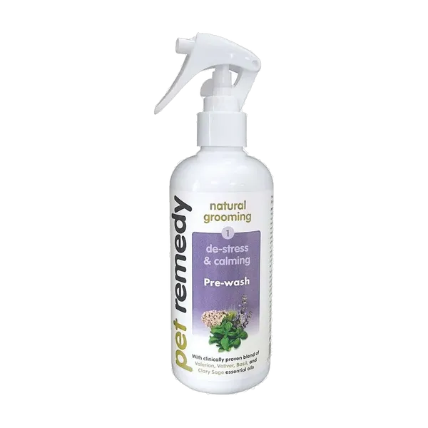 Pet Remedy Pre-Wash 300ml trigger spray bottle, front view