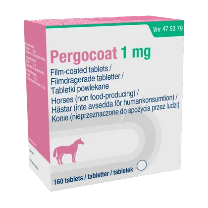 Pergocoat 1mg Film-Coated Tablet for Horses