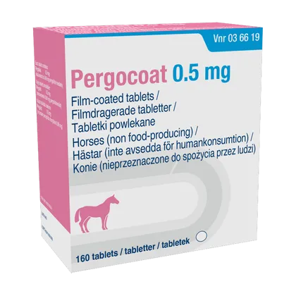 Pergocoat 0.5mg Film-Coated Tablet for Horses
