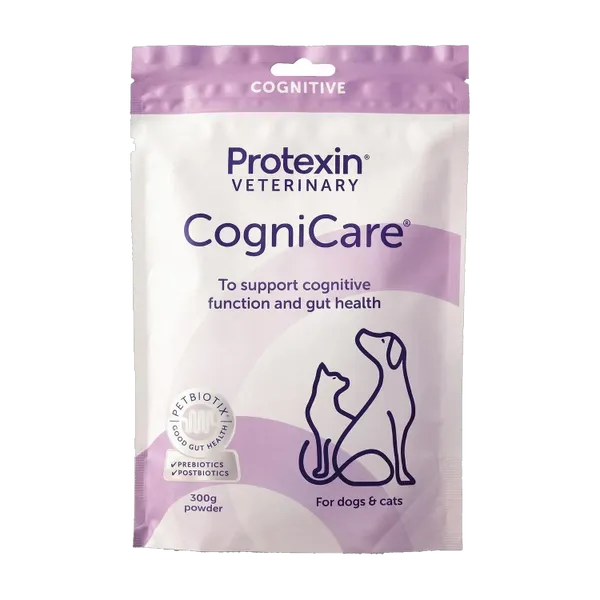 Protexin Veterinary CogniCare powder for dogs and cats, 300g pouch, front.