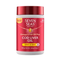 Seven Seas Cod Liver Oil One a Day Capsules Pack of 60