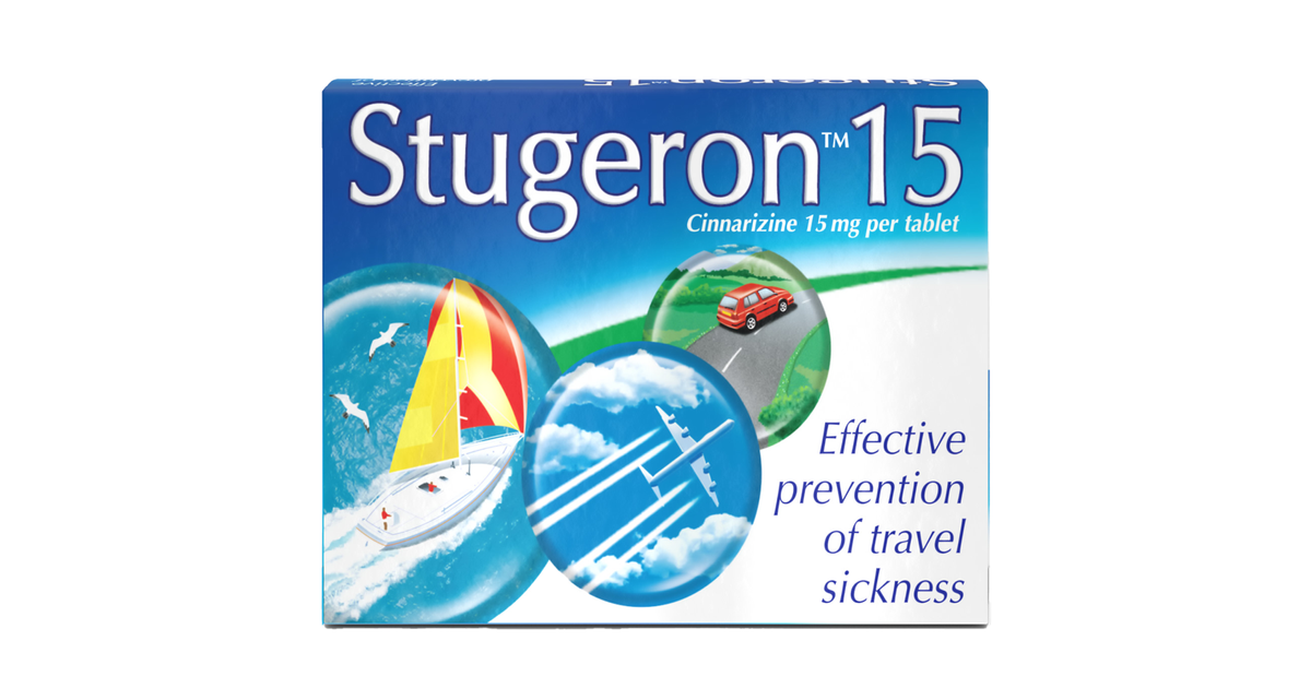 Stugeron Travel Tablets Pack of 15