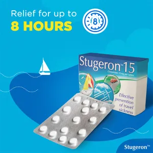 Stugeron Travel Tablets Pack of 15