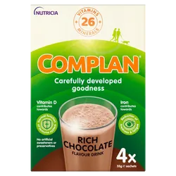 Complan Sachets Chocolate 55g Pack of 4