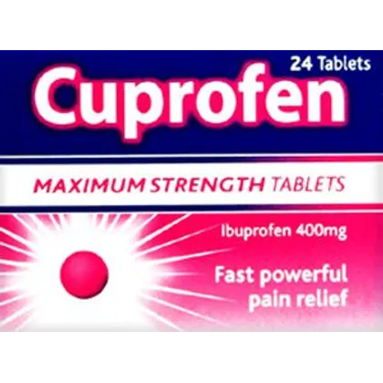 Cuprofen 400mg Tablets Pack of 24