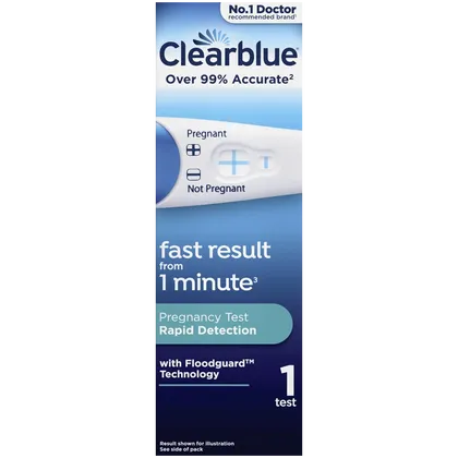 Clearblue Pregnancy Rapid Detection Test Pack of 1