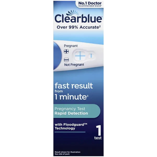 Clearblue Pregnancy Rapid Detection Test Pack of 1