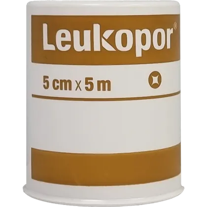 Leukoplast Leukopor Non-woven Surgical  Tape  5cm x 5m