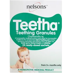 Nelson's Teetha Teething Granules Pack of 24