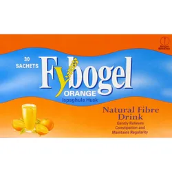 Fybogel Orange Flavoured Laxative Sachets Pack of 30 x 2