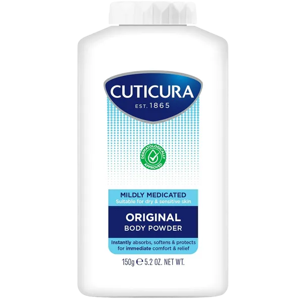 Cuticura Mildly Medicated Body Powder 150g