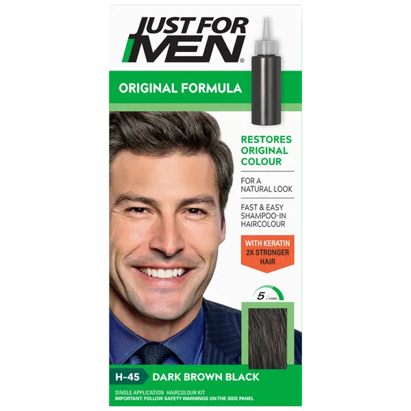 Just For Men Original Formula Haircolour Dark Brown Black