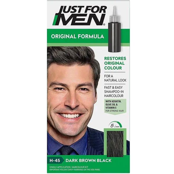 Just For Men Original Formula Haircolour Dark Brown Black