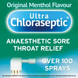 Ultra Chloraseptic Anaesthetic Throat Spray Original Menthol 15ml