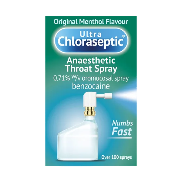 Ultra Chloraseptic Anaesthetic Throat Spray Original Menthol 15ml