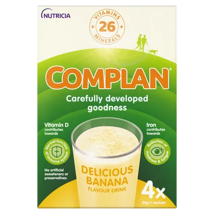 Complan Sachets Banana 55g Pack of 4
