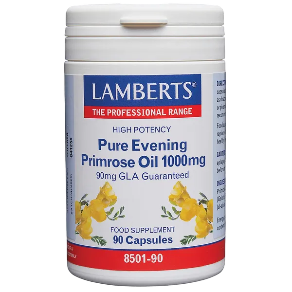 Lamberts Evening Primrose Oil Capsules 1000mg Pack of 90