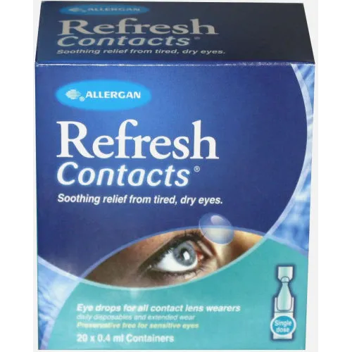 Refresh Contacts Unit Vials 0.4ml Pack of 20