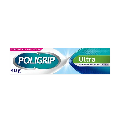 Poligrip Denture Fixative Cream Ultra 40g