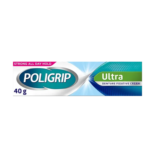 Poligrip Denture Fixative Cream Ultra 40g