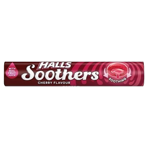 Halls Soothers Cherry Flavour Pack of 10