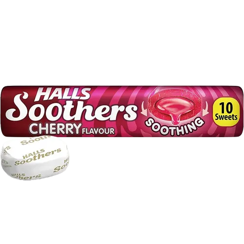 Halls Soothers Cherry Flavour Pack of 10
