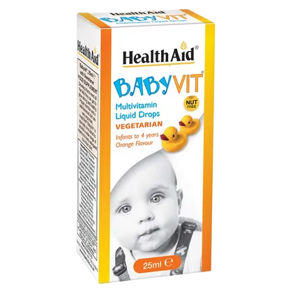 HealthAid BabyVit Multivitamin Drops Orange Flavour 25ml