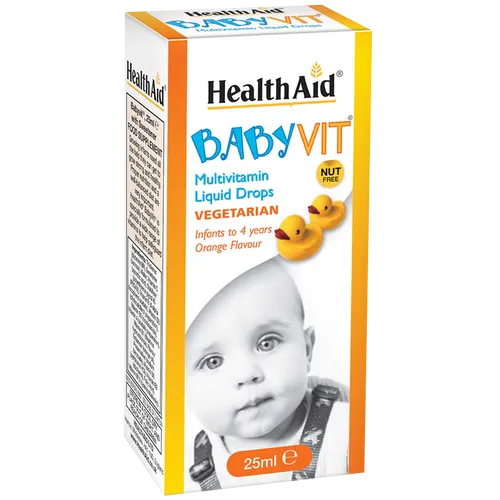 HealthAid BabyVit Multivitamin Drops Orange Flavour 25ml