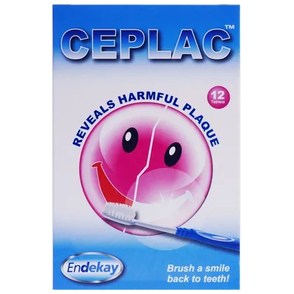 Ceplac Dental Disclosing Tablets Pack of 12