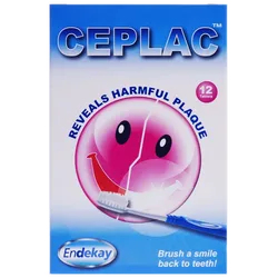 Ceplac Dental Disclosing Tablets Pack of 12