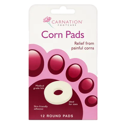 Carnation Corn Pads Round Pack of 12