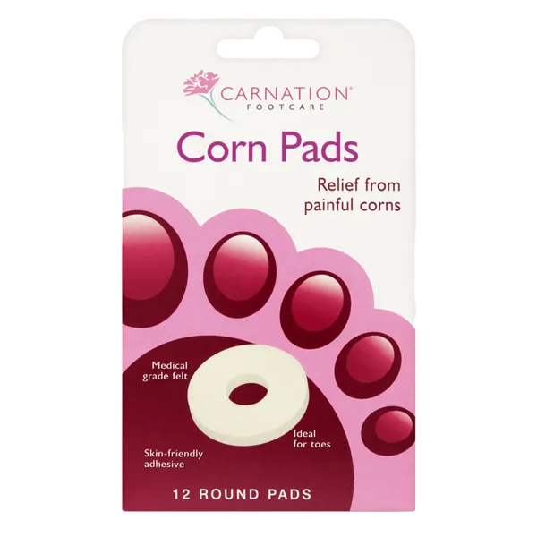 Carnation Corn Pads Round Pack of 12