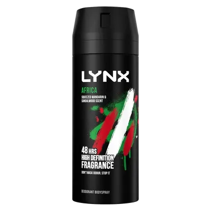 Lynx Africa Deodorant Body Spray 150ml