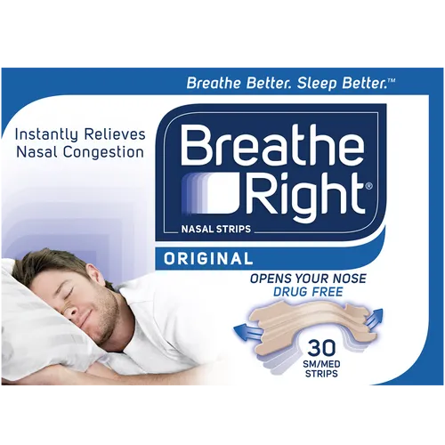 Breathe Right Nasal Strips Small/Medium Original Pack of 30