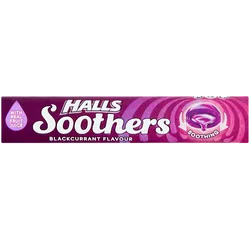 Halls Soothers Blackcurrant Flavour Pack of 10