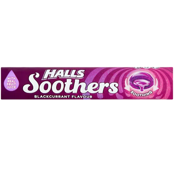 Halls Soothers Blackcurrant Flavour