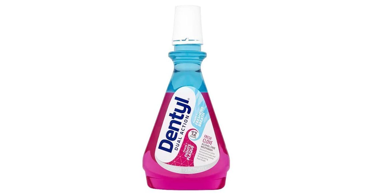 Dentyl Dual Action Fresh Clove Cpc Mouthwash 500ml