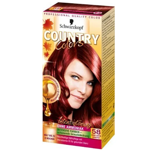 Schwartzkopf Country Colours Copper Red Grand Canyon 58