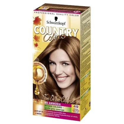 Country Colors Hair Colourant Warm Brown 49