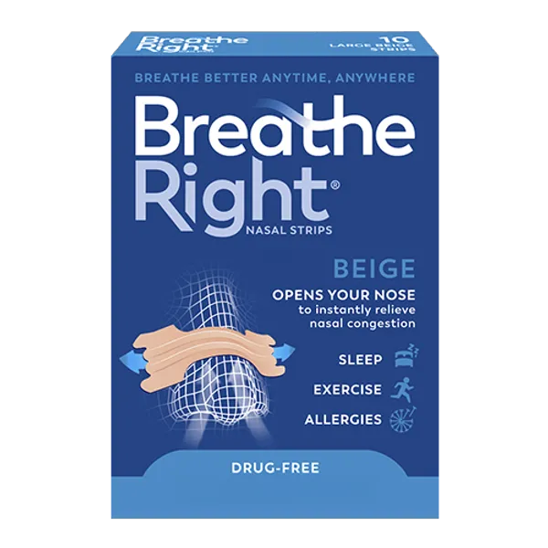 Breathe Right Nasal Strips Large Original Pack of 10
