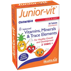 HealthAid Junior-Vit Chewable Tablets Pack of 30