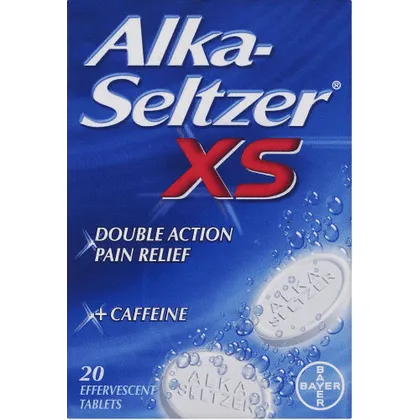 Alka Seltzer XS Effervescent Tablets Pack of 20