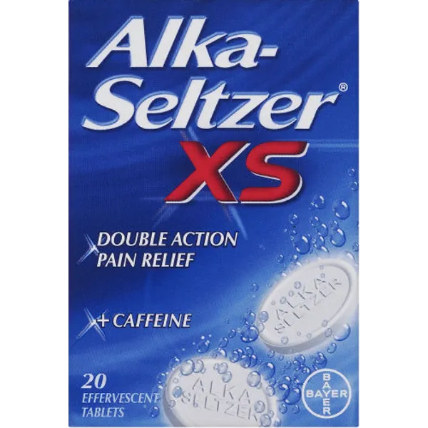 Alka Seltzer XS Effervescent Tablets Pack of 20