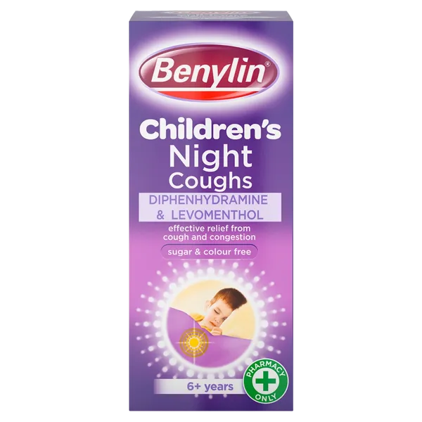 Benylin Childrens Night Coughs 6+ Years 125ml