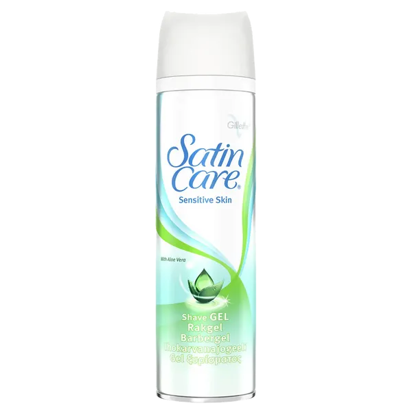 Gillette Satin Care Sensitive Skin Shave Gel with Aloe Vera 200ml