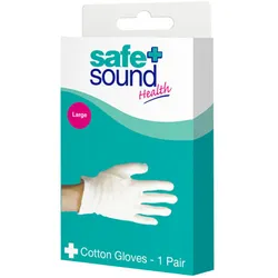 Safe & Sound Cotton Gloves Large 1 Pair