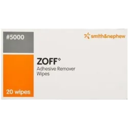 Zoff Adhesive Remover Wipes Pack of 20