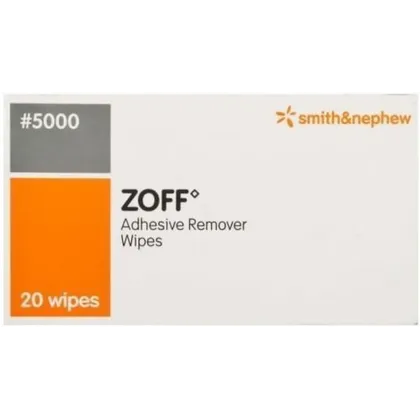 Zoff Adhesive Remover Wipes Pack of 20