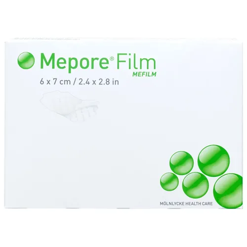 Mepore Adhesive Film Dressing 6cm x 7cm Pack of 10